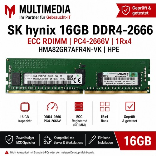 Hynix 16gb ddr4 2666 - hynix, ecc